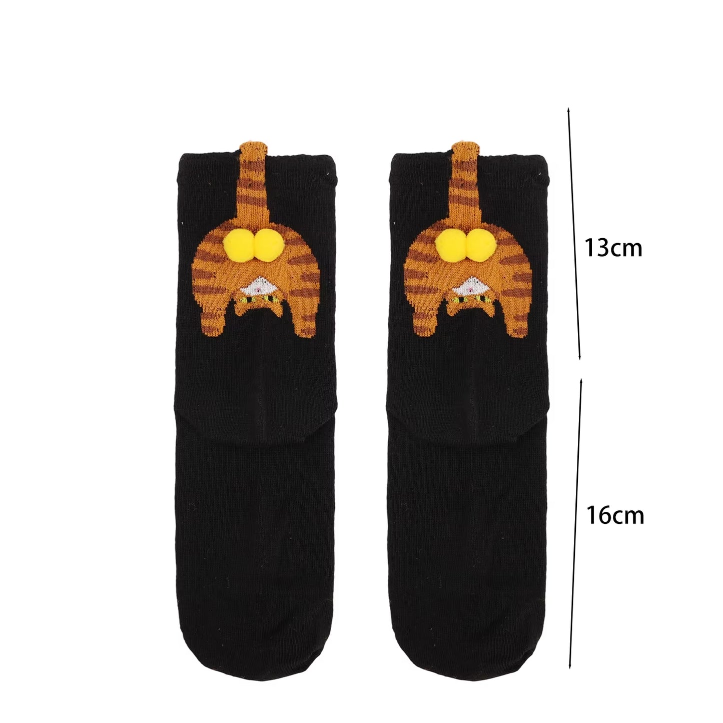 16 Style Funny 3D Cat Dog Animal Print Mid-Tube Socks Cotton Harajuku Floor Sock Casual Soft Cats Egg Hosiery for Couple Gifts