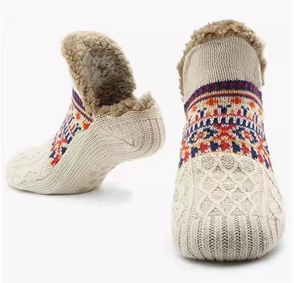Super Warm Winter Non-Slip Floor Socks Women Men Snow Socks Sleep Carpet Socks Slippers Socks Women Velvet Boot Unsiex Home Wear