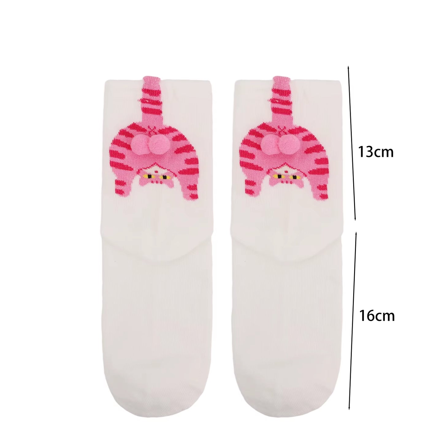 16 Style Funny 3D Cat Dog Animal Print Mid-Tube Socks Cotton Harajuku Floor Sock Casual Soft Cats Egg Hosiery for Couple Gifts